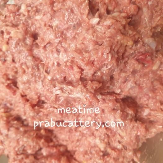 Cat food / Raw food puyuh giling (extra taurine)