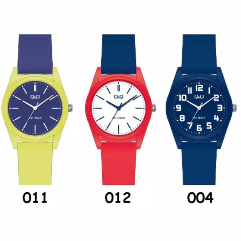 Q&amp;Q QNQ QQ Original Water Resist Watch Jam Tangan tali karet VS22J011Y