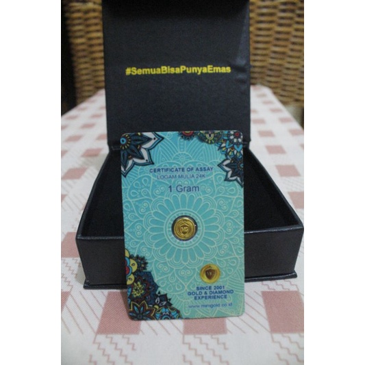 Emas Logam Mulia Antam Minigold Murni 1 gram 24 Karat Murah Original Bersertifikat
