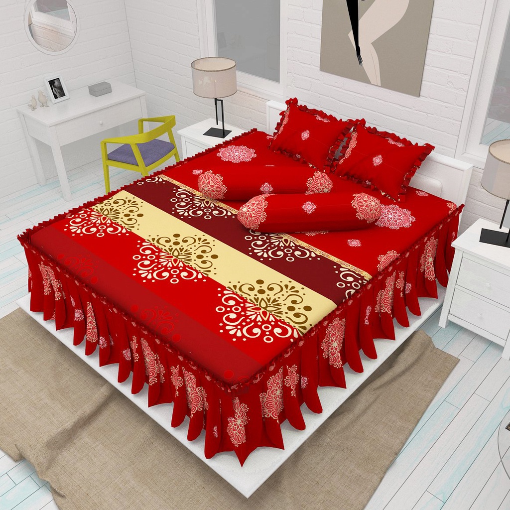 Endless Love Sprei Rumbai Queen B2 160 x 200 - My Batik Murah dan Berkualitas