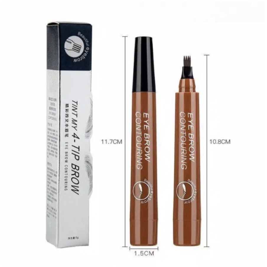 SUAKE MY 4 TIP WATERPROOF EYEBROW PENSIL ALIS ANTI AIR DAN TAHAN LAMA TINT