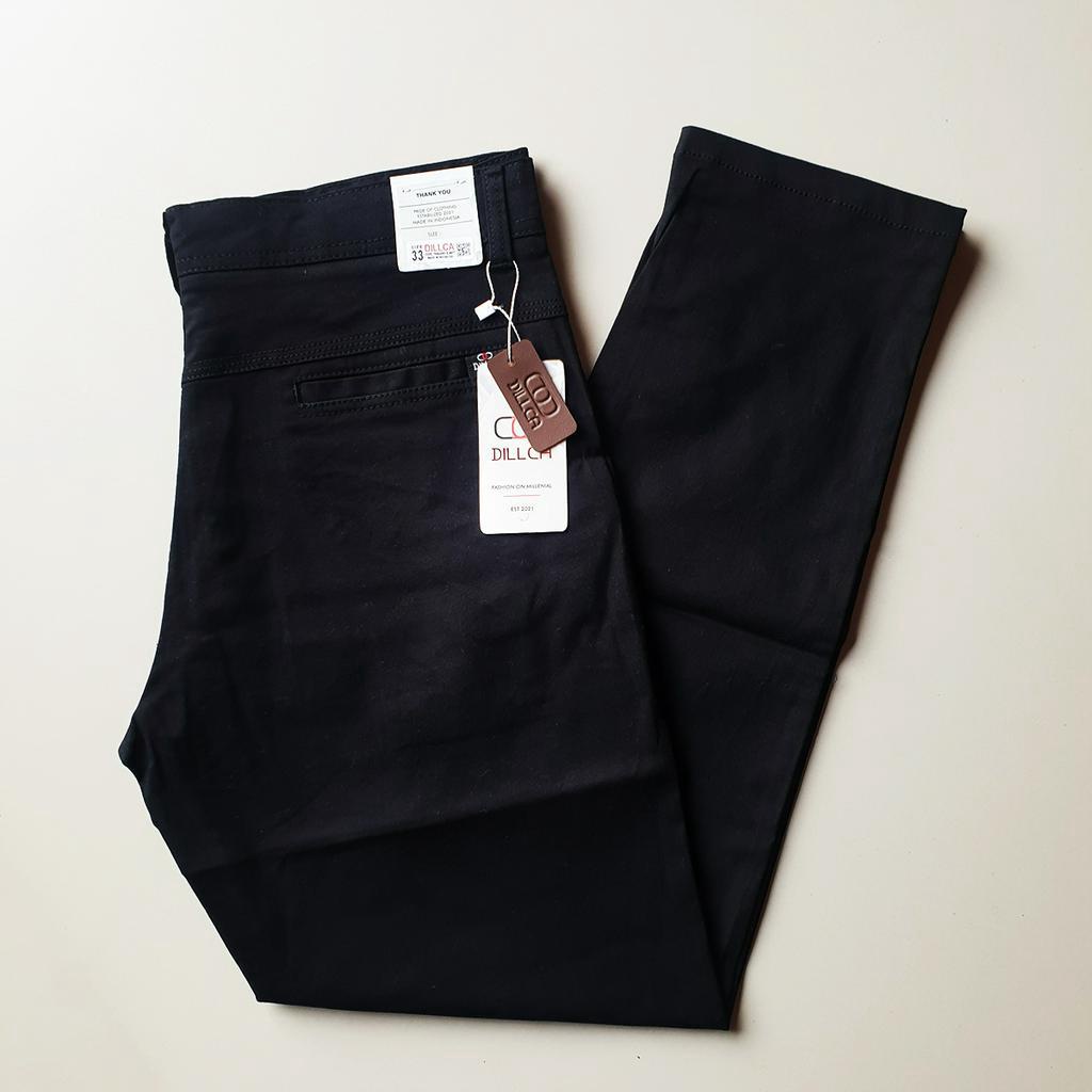 DILLCA -  Celana Panjang Pria Chino Pants Slim Fit Stretch melar terbaru berkualitas mall premium distro kardinal