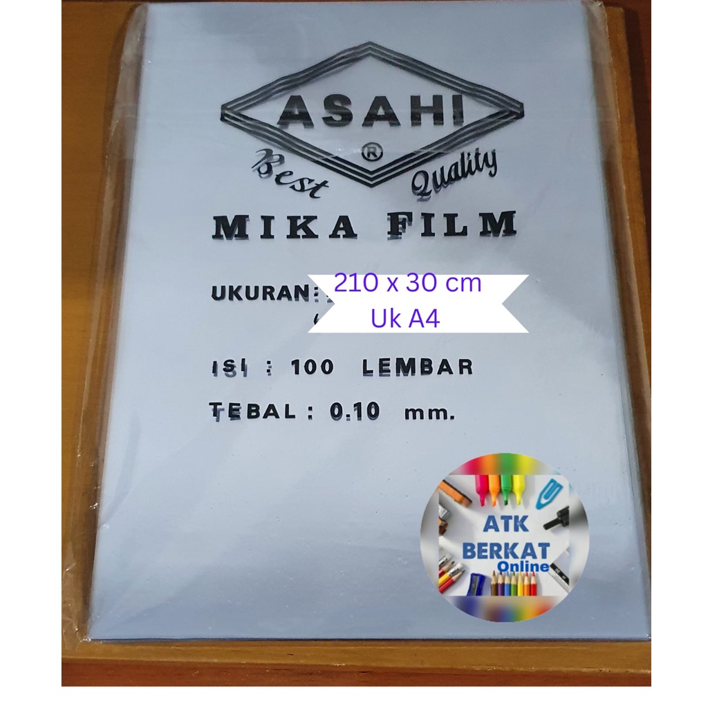 

InJO Cover mika plastik jilid 0.10 mm FOLIO A4