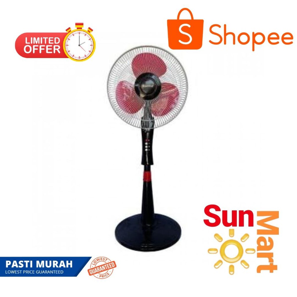 Kipas Angin Berdiri / Stand Fan Murah / Standfan Mastap 16 Inch M-106H