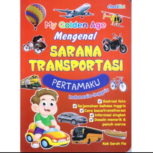 BOARDBOOK MY GOLDEN AGE MENGENAL SARANA TRANSPORTASI PERTAMAKU