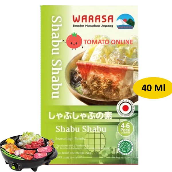 Warasa / Shabu Shabu / Bumbu Shabu Shabu 50 Gr 40 ml ml Halal Non MSG