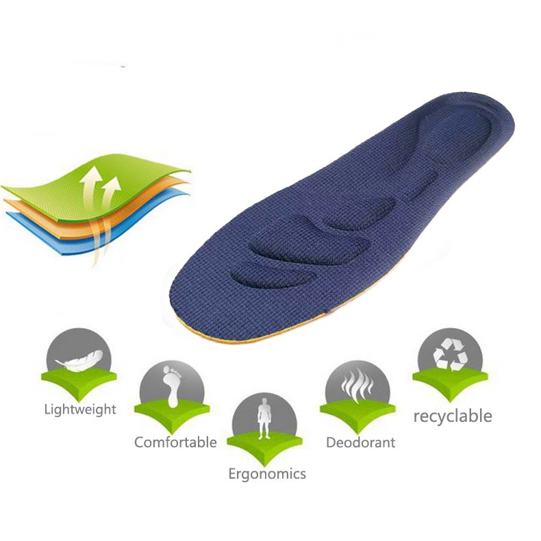 Insole Pad Sisipan Sepatu untuk Pria dan Wanita Tipe Shock Absorbing/Redam Tekanan