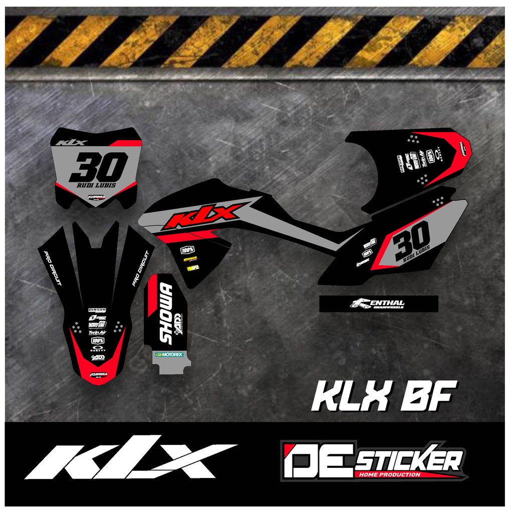 Decal KLX BF Keren Custom Stiker motor