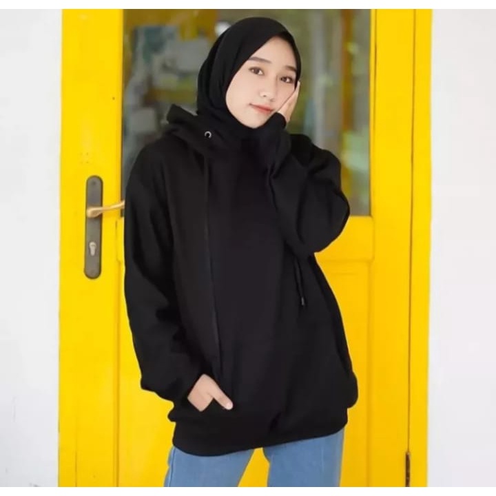 Sweater hoodei polos pria wanita kekinian trendy gaya anak muda/ jaket hoodie polos unisex / hoodie polos premium / hoodie cotton fleece bisa bayar di tempat