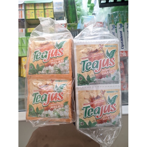 

Tea Jus Renceng (1 renceng isi 10 sachet)