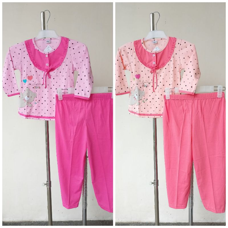 Setelan Babydoll Anak Amro PP Ukuran S - LD 68