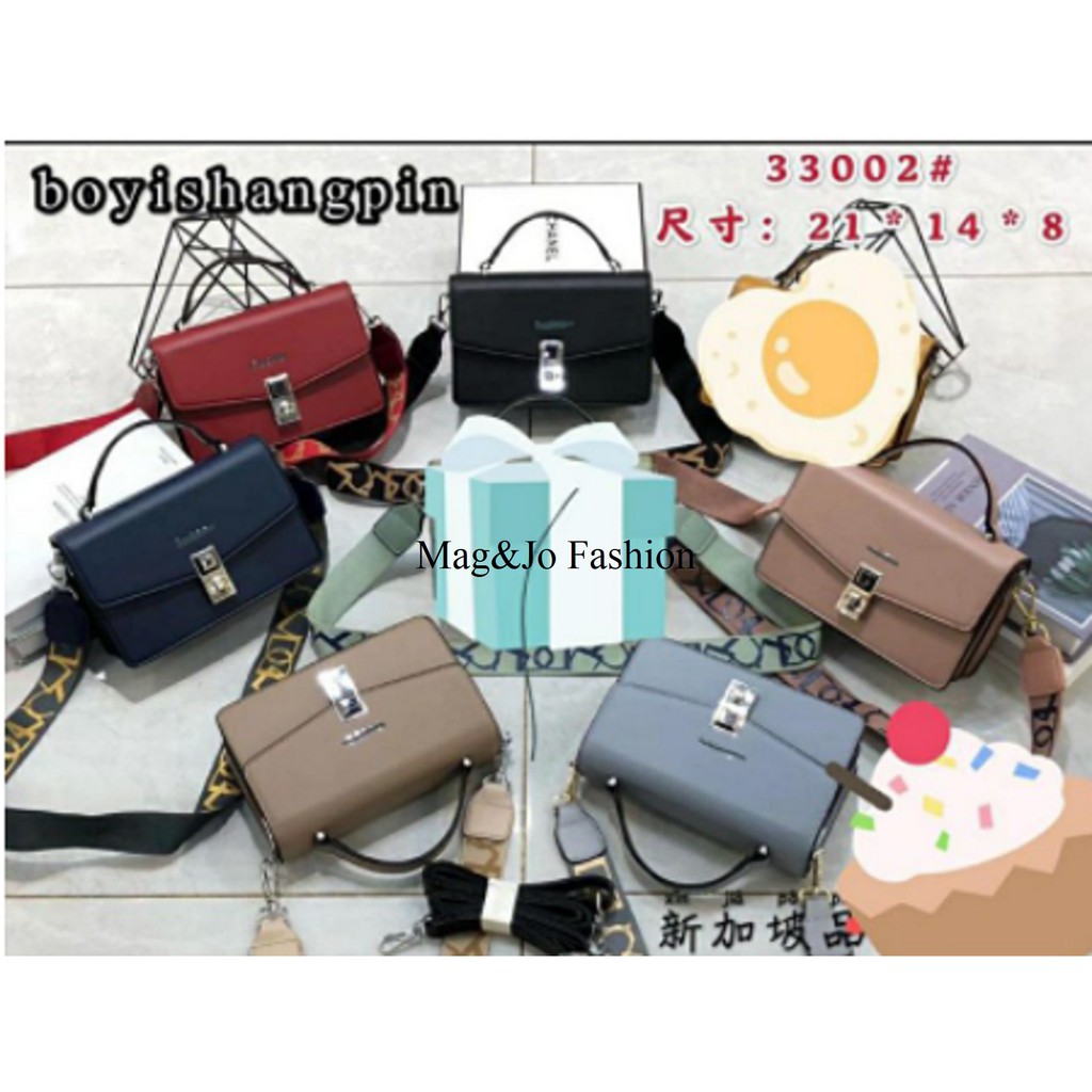 tas ck import / tas wanita import 3 tali / tas selempang ck 3 tali / tas import fashion wanita 6045