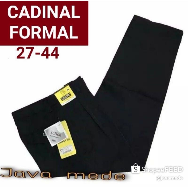 Celana Formal Pria Kerja Standart Kantor Bahan Kain Teflon Size 27-38 termurah adem