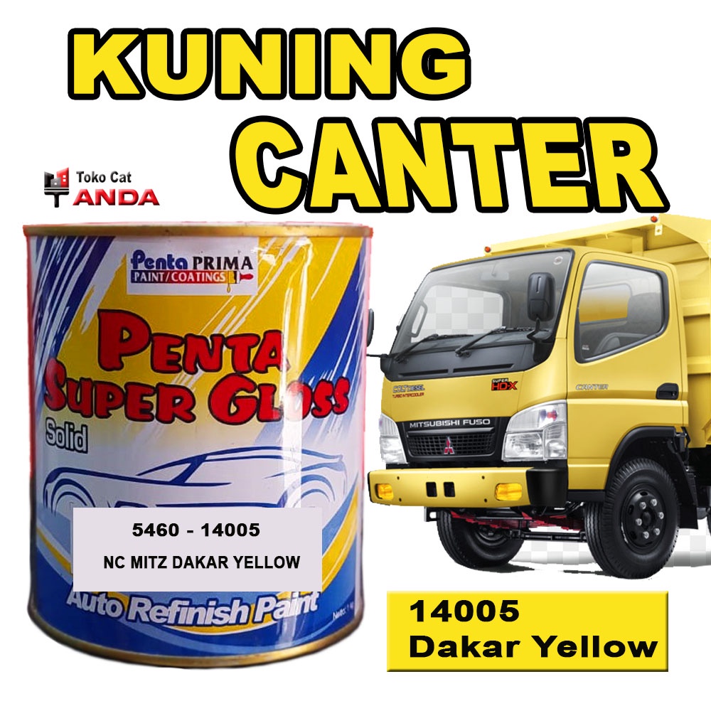 Cat Penta Dakar Yellow Kuning Canter Colt Diesel truck - Cat Kuning Canter