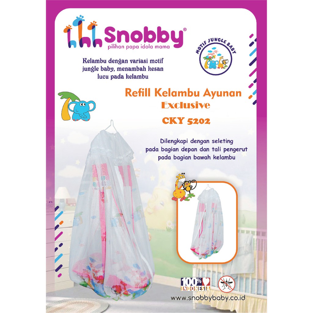 ♥BabyYank♥ SNOBBY BABY REFILL KELAMBU AYUNAN CKAY522 CKY5202 KAIN KELAMBU AYUNAN BABY SNOBBY BABY TERMURAH