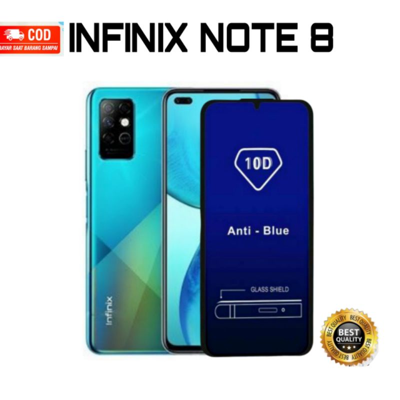 PROMO Tempered Glass Anti Blue Light INFINIX NOTE 8 Anti Gores Kaca Anti Radiasi High Quality