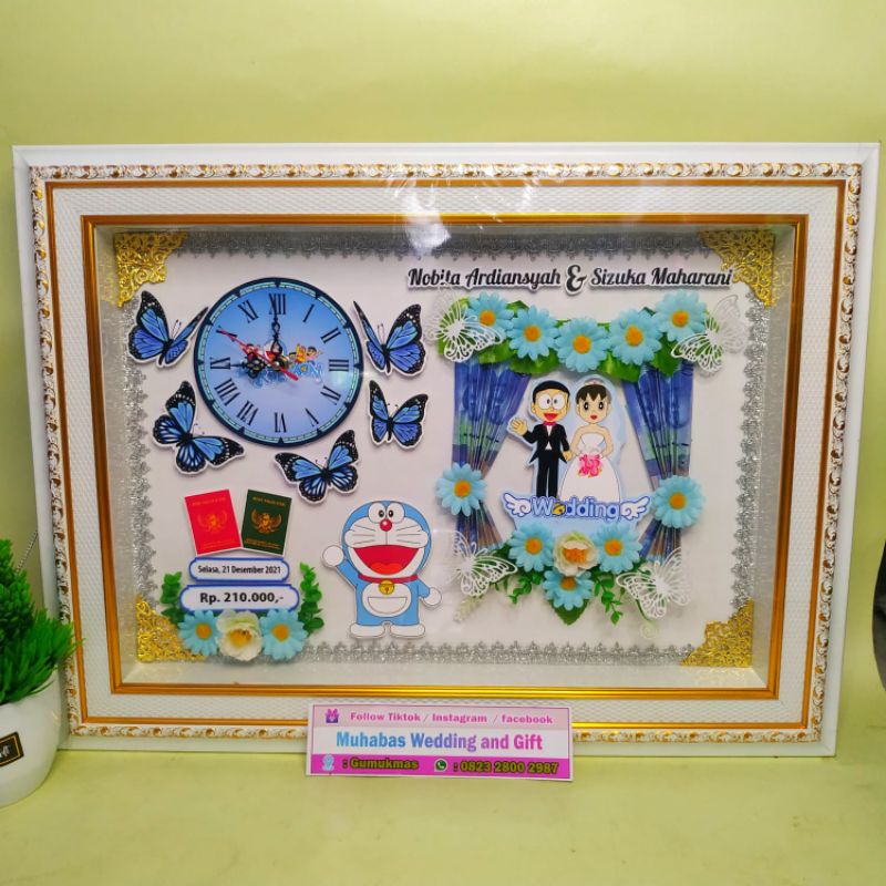 Mahar Doraemon / Mahar Karakter / Mahar Murah / Mahar Simple / Mahar Unik / Mahar Pernikahan