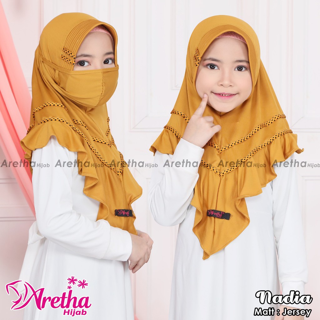 HIJAB ANAK INSTANT NADIA ANAK ORI ARETHA