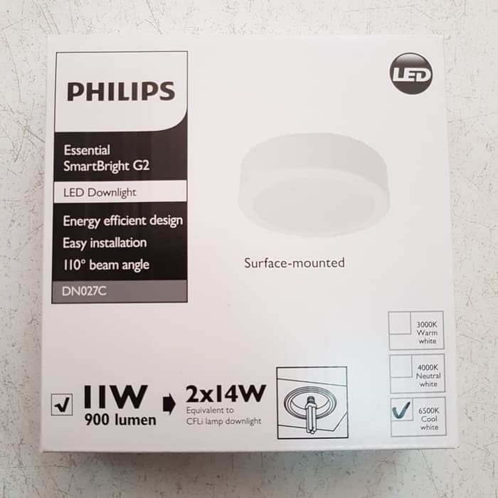 DOWNLIGHT OUTBOW PHILIPS DN027C 11 WATT