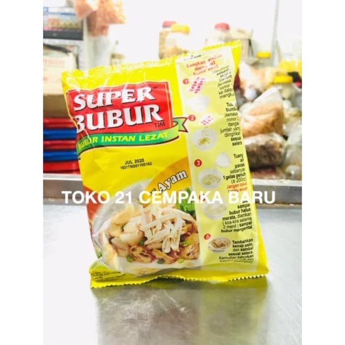 

Super Bubur Rasa AYAM sachet 45 gram | Super Bubur Ayam Instan Murah Promo