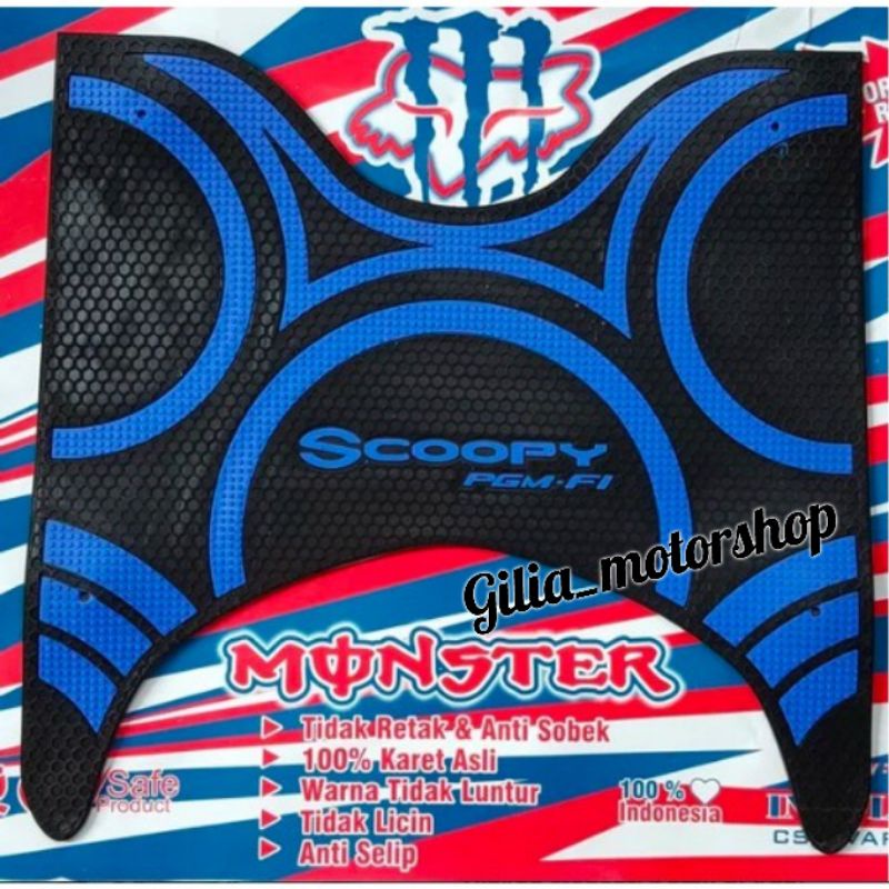 Karpet Alas Motor Honda Scoopy PGM Fi Monster Karpet scoopy new pgm fi 2017 - 2019 Tatakan scoopy