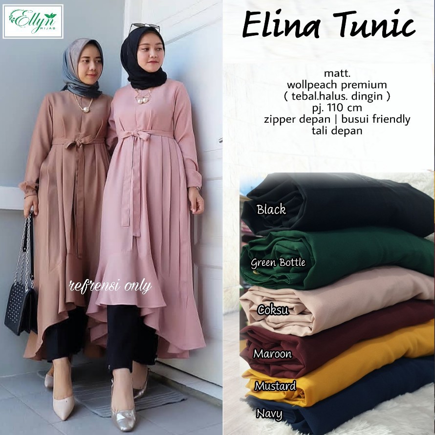 [KEJORA] Elina Tunik Wollpeach Premium