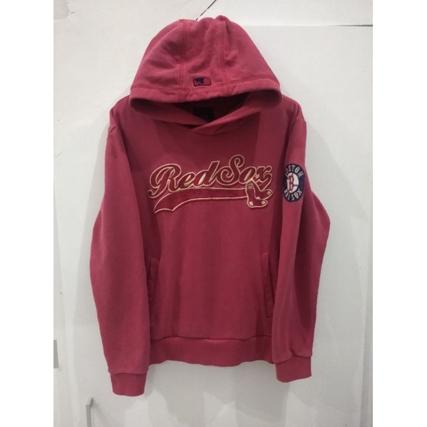 PL Hoodie MLB redsox/hoodie merah