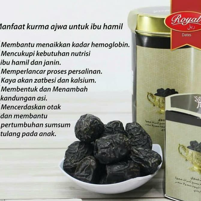 

Best Seller Kurma Ajwa Royal Dates 330 gr Kurma Nabi Harga Grosir