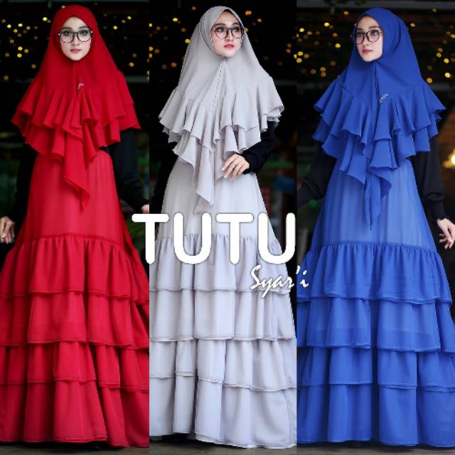 Tutu Syar'i (set jilbab)ori by Al zeera