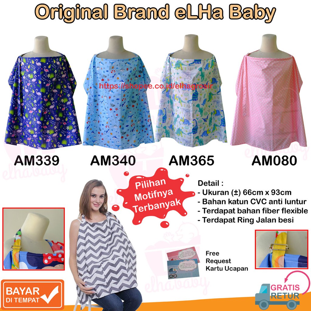 Celemek Apron Perlengkapan Bayi Perlengkapan Bayi Baru Lahir Baby Gift Set Bayar Di Tempat Kado Bayi-3
