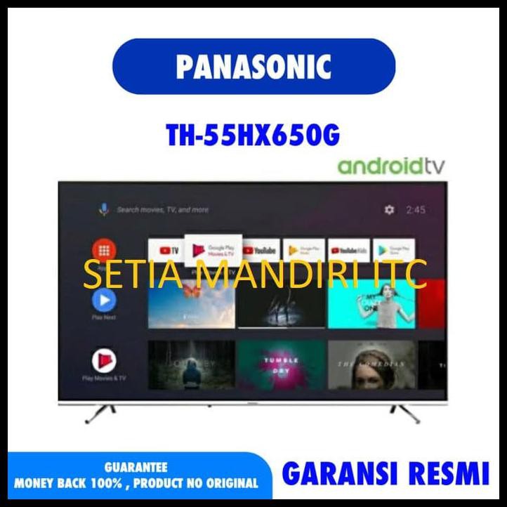 Tv Panasonic 55 Android Smart Th-55Hx650G 4K Uhd 55Hx650 Hx650