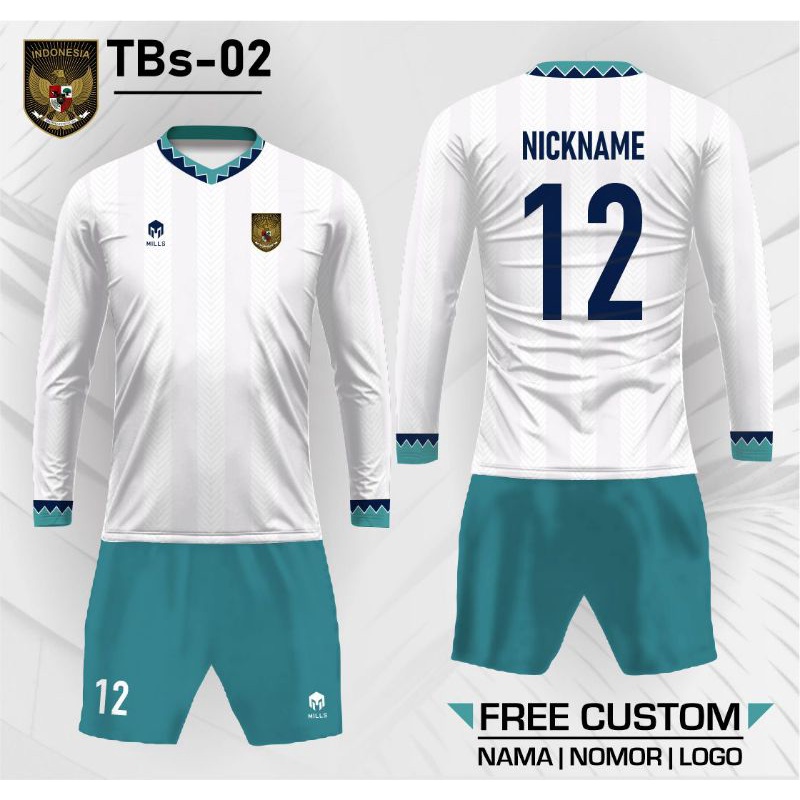 jersey timnas Indonesia AFF 2022 baju sepak bola timnas Indonesia lengan panjang