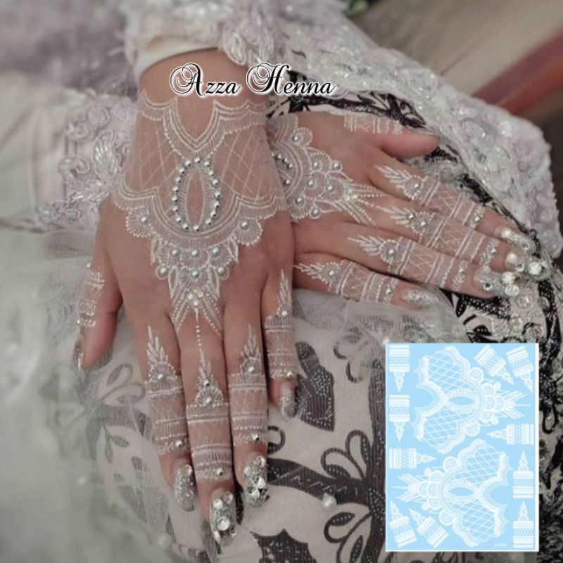 HENNA TATO PENGANTIN PUTIH INSTAN LIMITED EDITION J1096