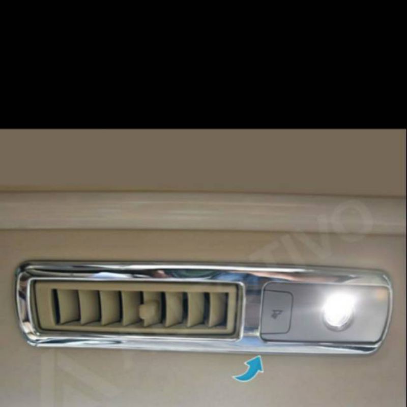 Cover list AC/ air cond middle cover  all new Alphard Chrome &amp; Carbon &amp; Wood jsl