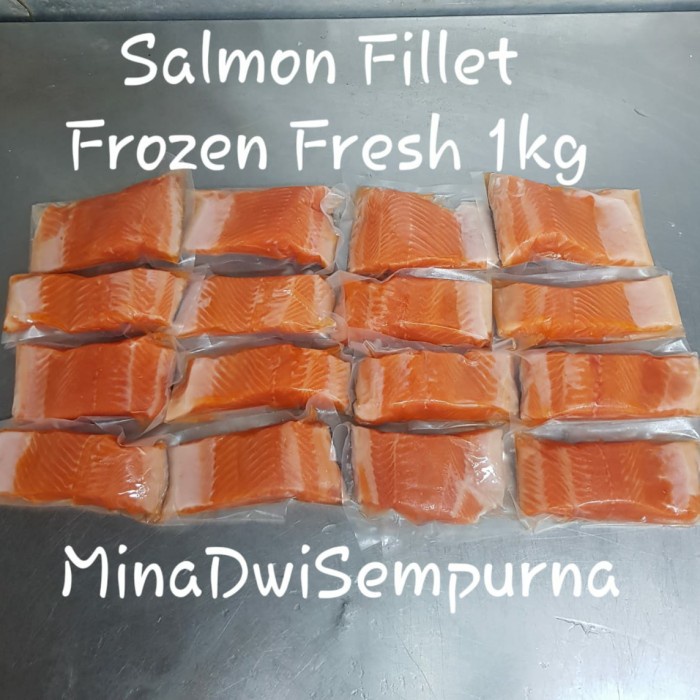 

Salmon Fillet Fresh 1kg Norweigian Kualitas Premium