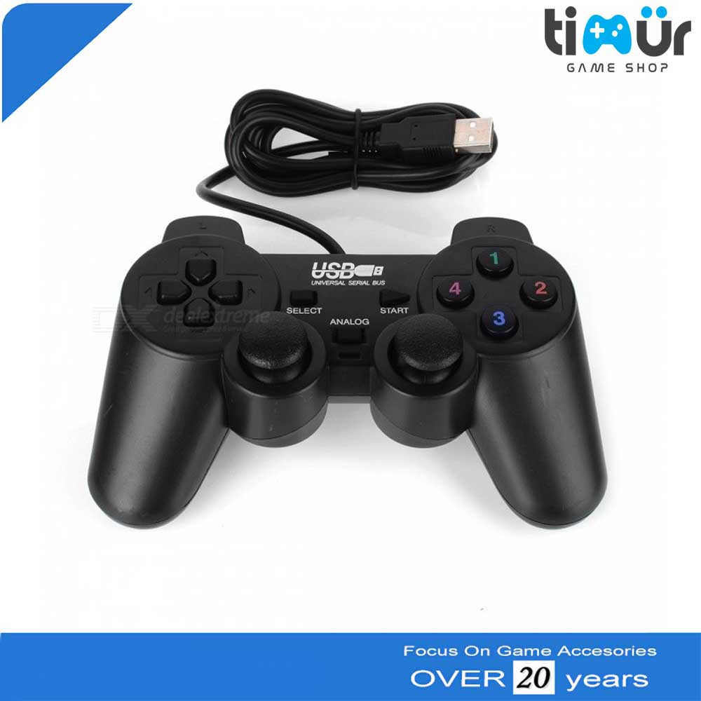 Jual Joystick Gamepad Usb Joypad Stik Stick Dualshock Komputer Pc Laptop Shopee Indonesia