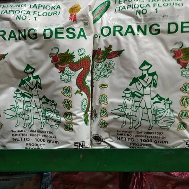 

Tepung tapioka cap orang desa/sagu tani