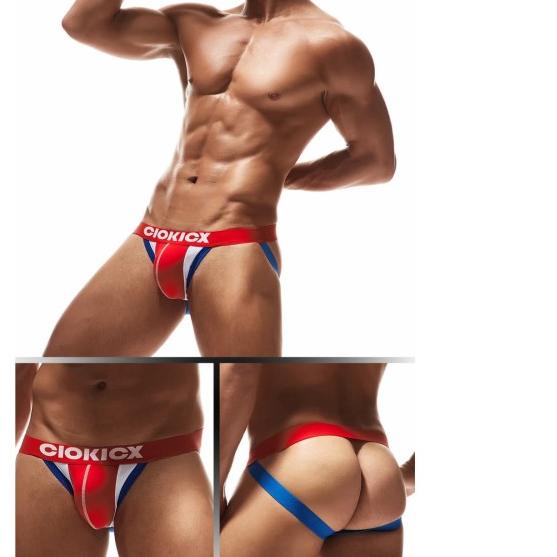 JE061. Jockstrap Pria. Men's Underwear Jockstrap - Merah, XL