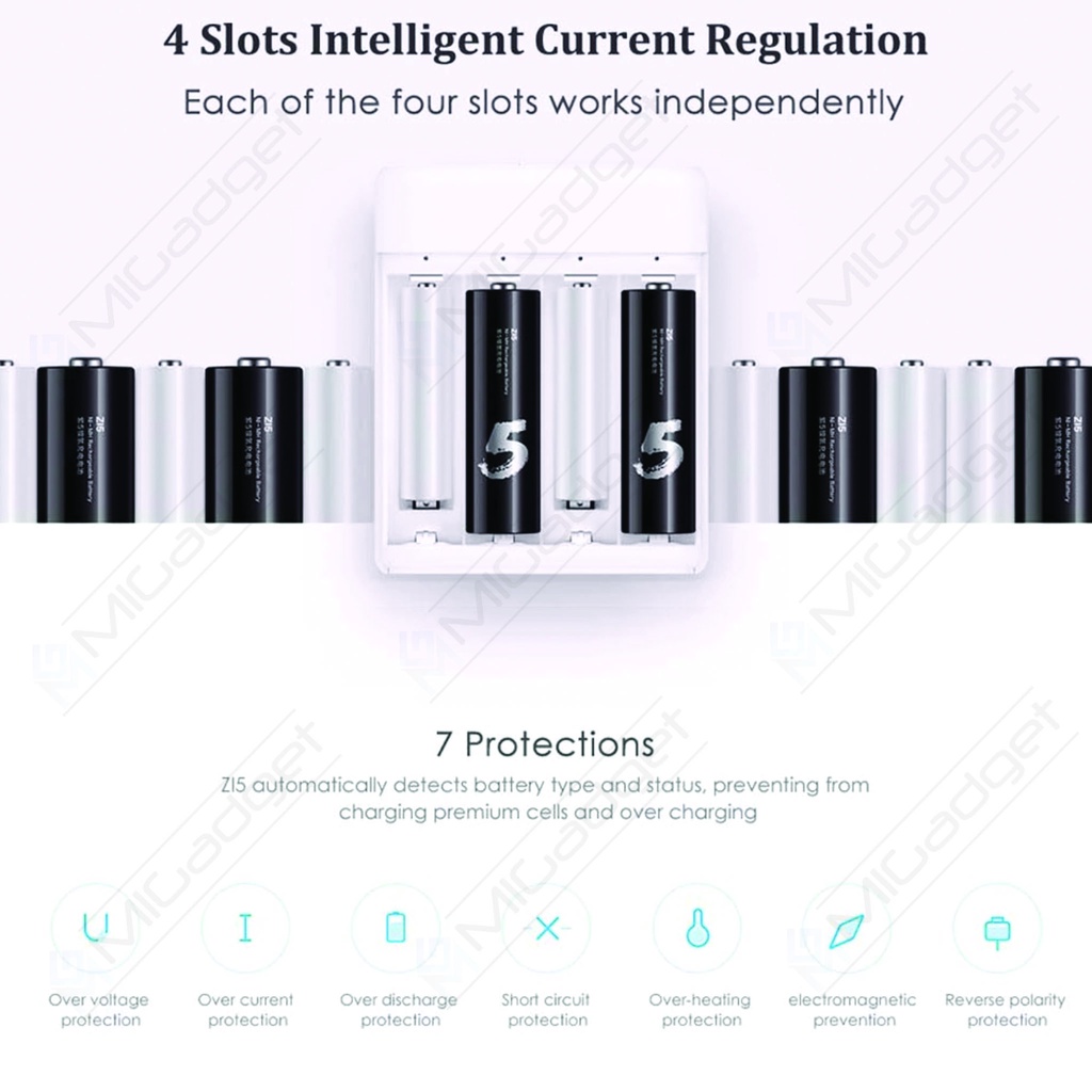 Zi7 Zi 7 Zi5 Zi 5 Rechargeable Battery AA AAA - Baterai Cas AA Zi5 AAA Zi7