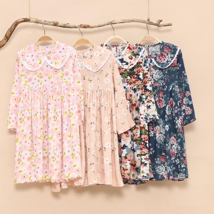 Menarik Midi Dress Anak Remaja Tunik Anak Rayon Baju Anak Muslim