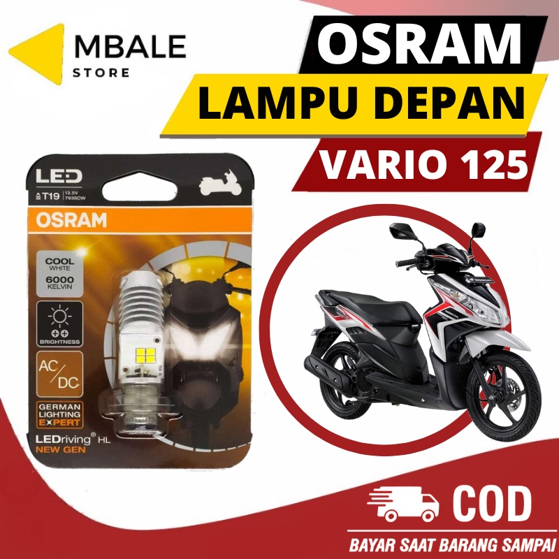 lampu depan led osram Vario 125 original t19