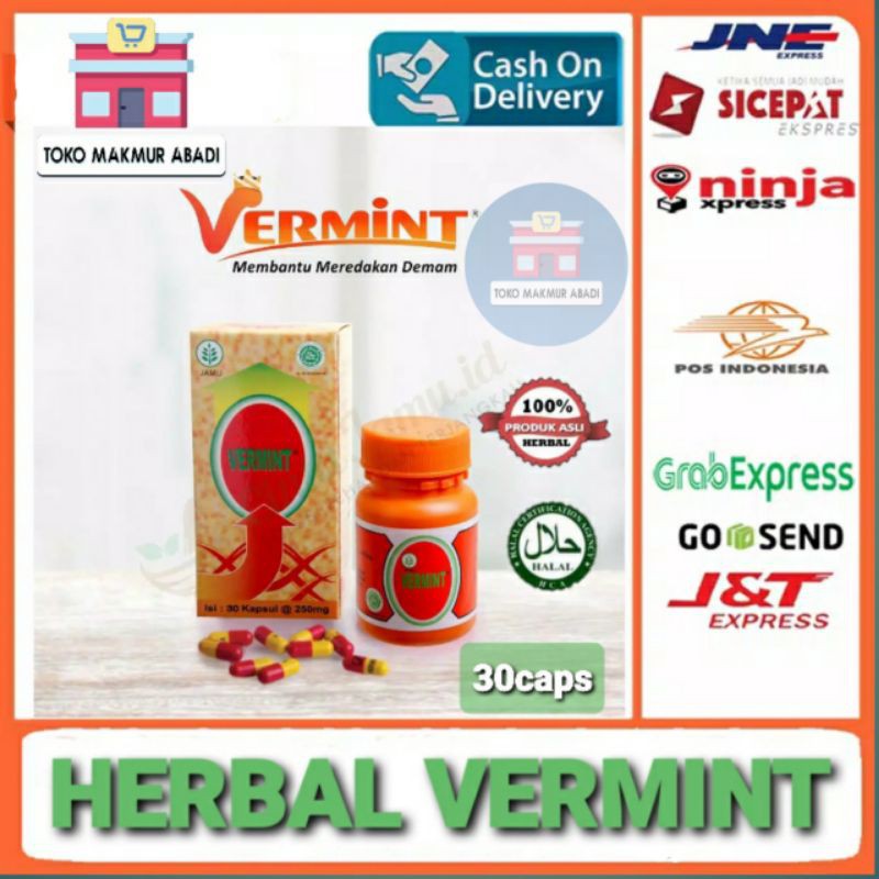 VERMINT 30 Kapsul | VERMUS 30 Kapsul | Obat Typus Demam Pegal Pegal