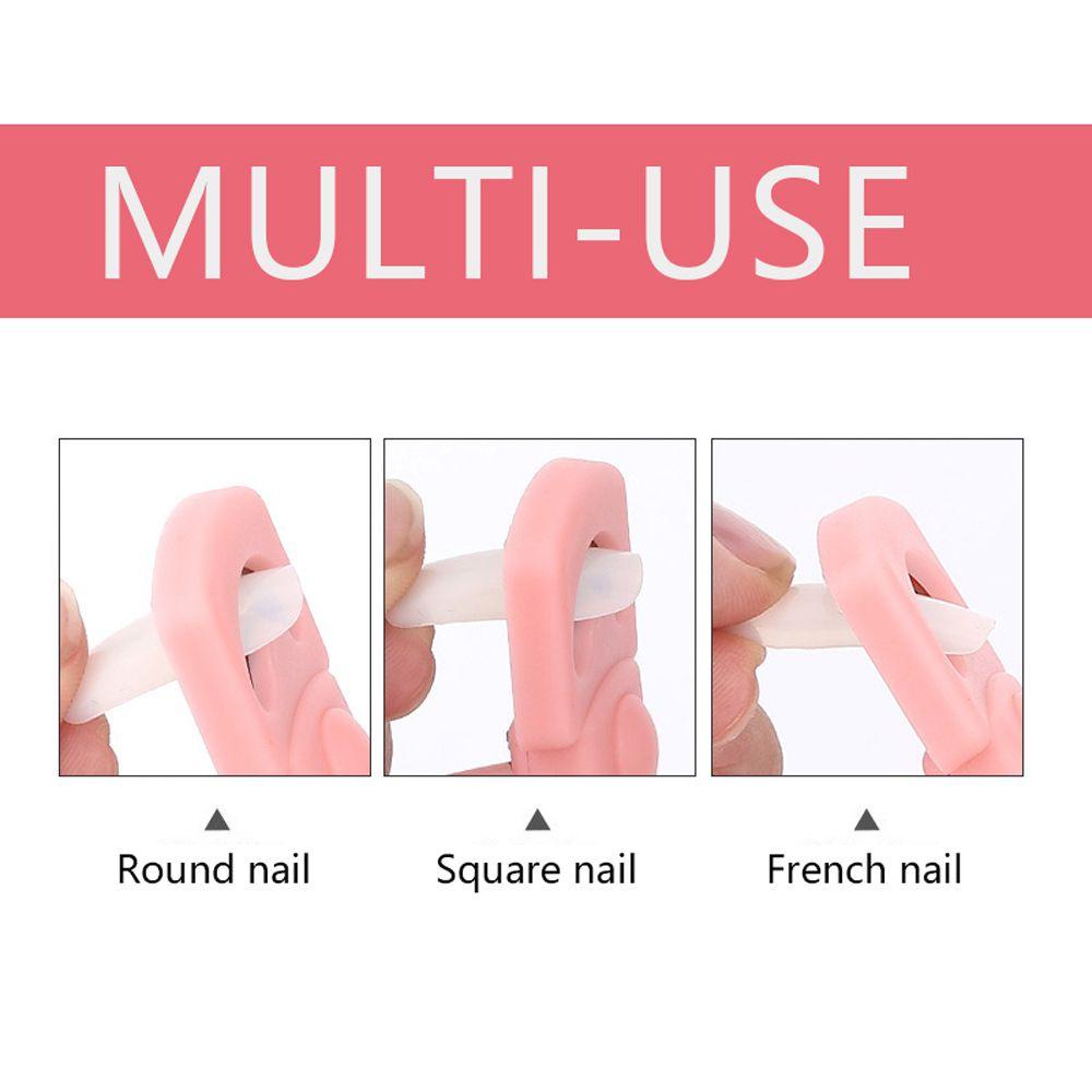 SKJK   Nail Tips Cutter Profesional Wanita Gadis French Nail Catcher Trimmer Akrilik Berbentuk U Manicure Pedicure