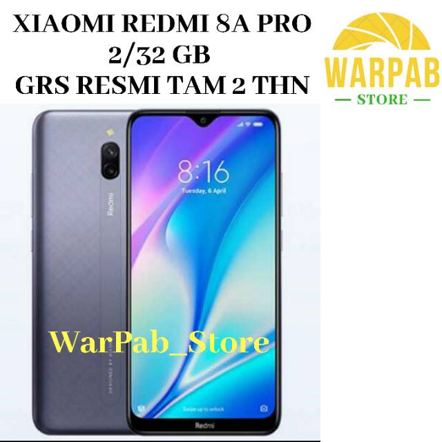 HP XIAOMI REDMI 8A PRO 2/32 GB - XIOMI MI 8A PLUS RAM 2GB INTERNAL 32GB GARANSI RESMI TAM 2 TAHUN-2