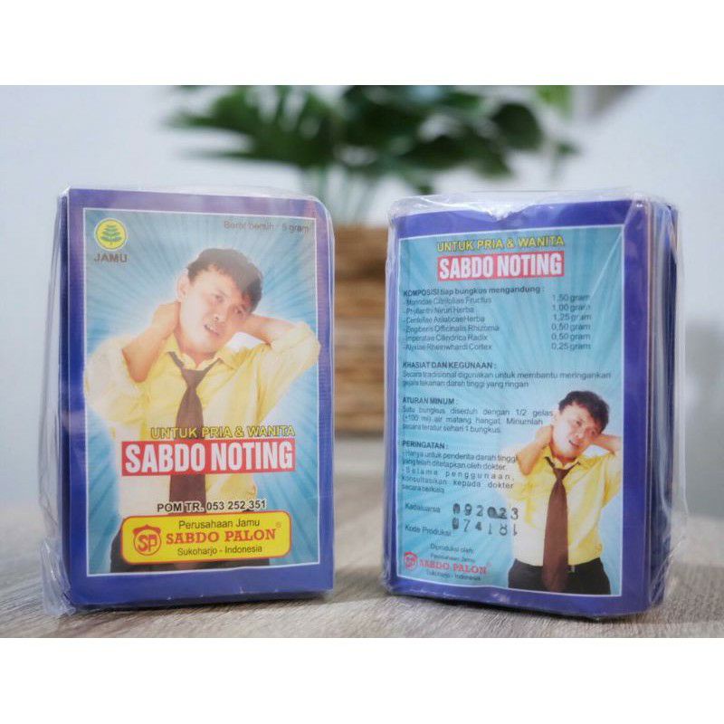 

Jamu Serbuk Herbal Sabdo Noting( Darah Tinggi) 12 - Sabdo Palon