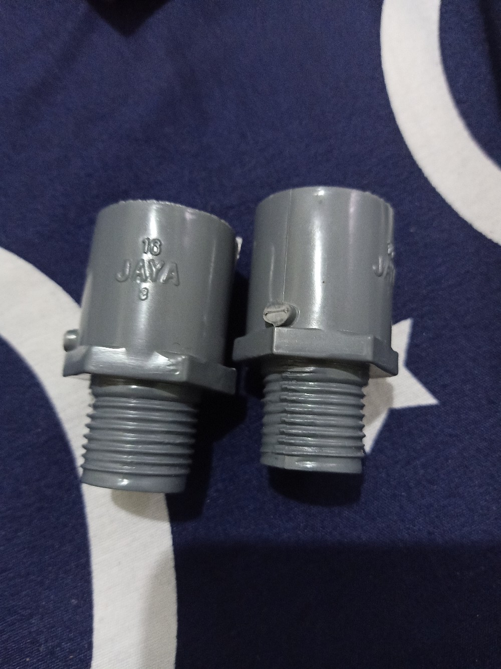 Jaya Ori Valve Socket Pipa Air 1/2 Ts Pvc / Sock 1/2 Inch Drat Luar / Sok 1/2 Drat Luar