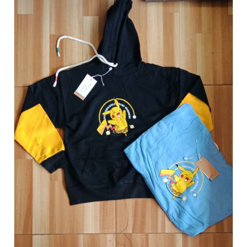 a136 hoodie pikachu premium