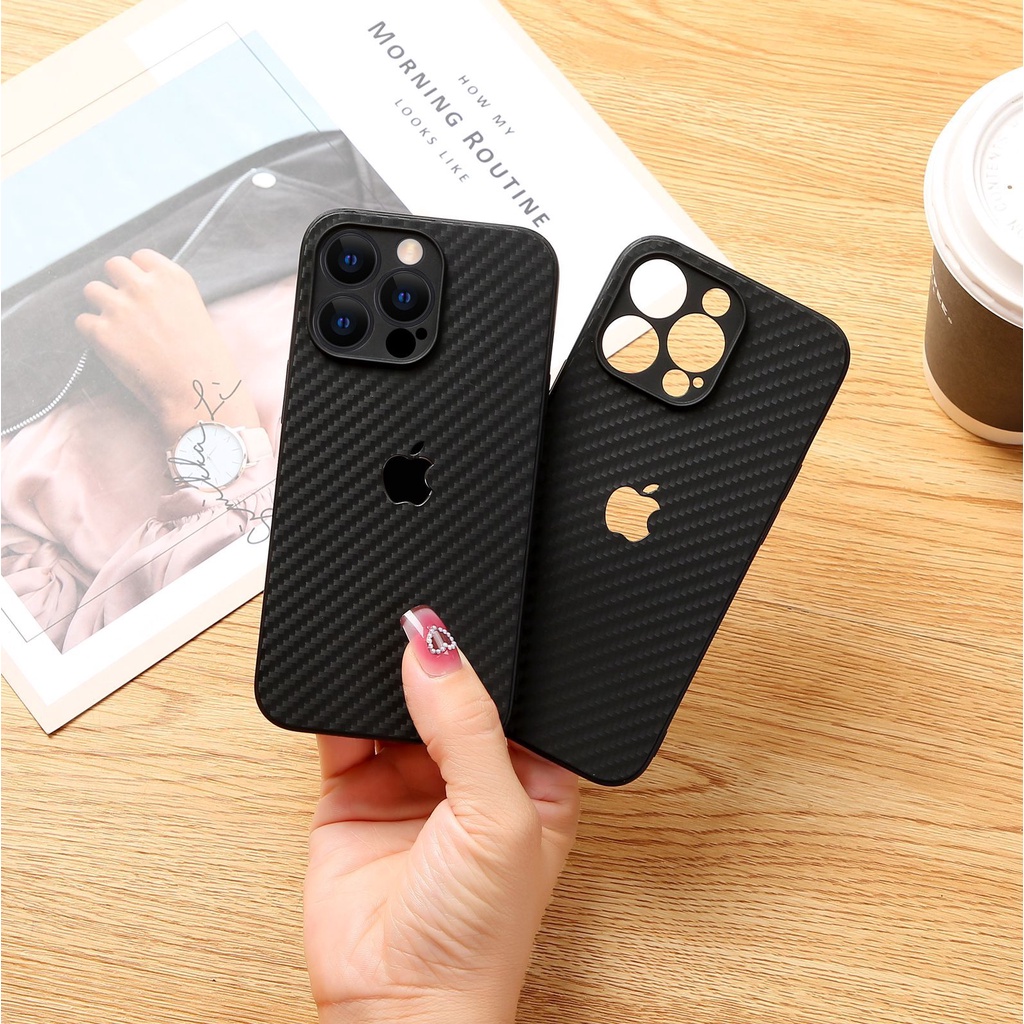 Sofcase CUT HOLE KABON Black LOGO iPhone X XS XR XSMAX 7+ 8+ 7G 8G 6+ 6S+ 6G 6S 6 5 5G 5S iP-11 11-PRO Softcase KARBON-CARBON Hitam Soft Case Lubang Berlogo Ultrafit-Ultra Fit Thin Black Gelap Tipis-Protecth Camera-Kamera Casing KARET Silikon MAX 7 8 S R