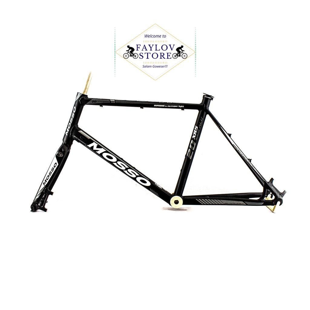 FRAME SET MINIVELO MOSSO 20XR5 20 X 48 BLACK GREY