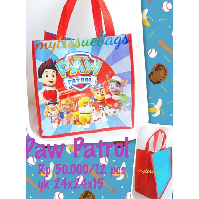 

Sale!!! Souvenir Ulang Tahun/Tas Ultah Paw Patrol - Paling Diminati